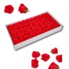 RÓŻE MYDLANE CZERWONE 50 SZTUK GŁÓWKI KWIATY MYDLANE DO FLOWER BOX